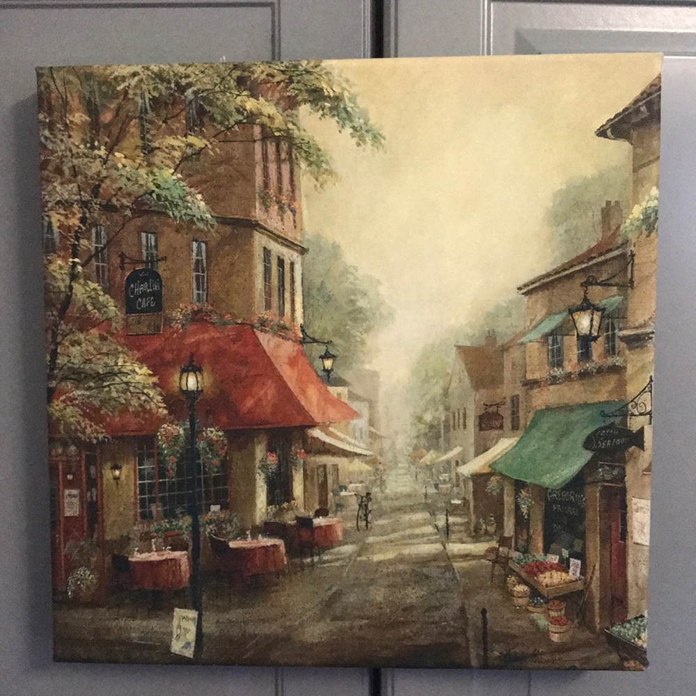 Charli’s Cafe Canvas Picture